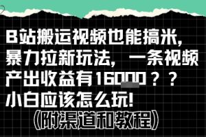 b站掘金计划？搬运视频也能挣拉新的收益，小白应该怎么玩！