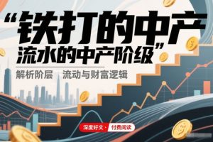 付费文章：铁打的中产，流水的中产阶级